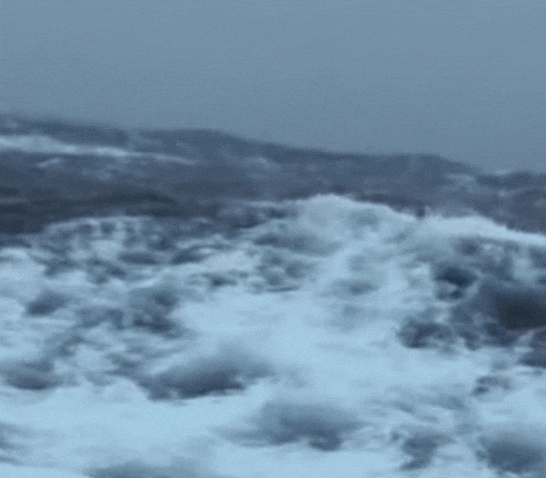 What it’s like taking the boat to my island in bad weather (GIFs