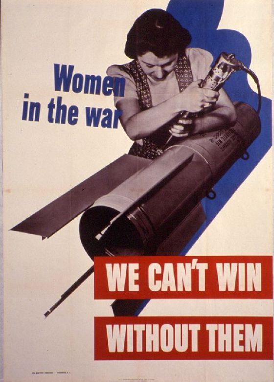 WWII woman work