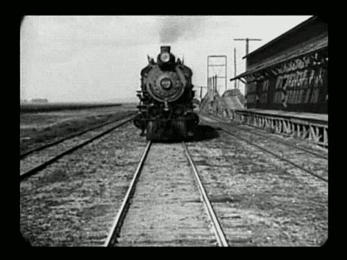 Buster Keaton Arriving By Train Gif Matthew S Island
