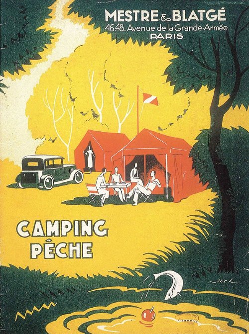 Camping, France, 1930s