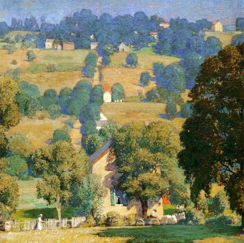 Road to Solebury by Daniel Garber, 1919