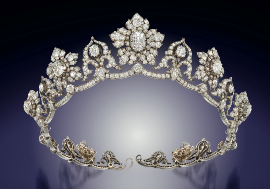 Diamond tiara by Cartier