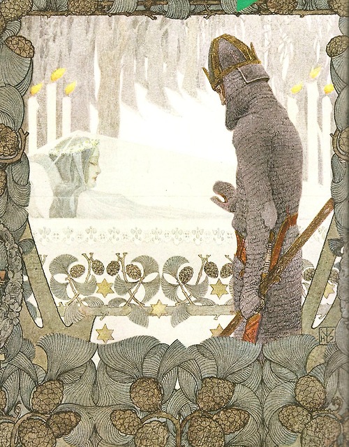 Illustration from an old version of “Snow White”