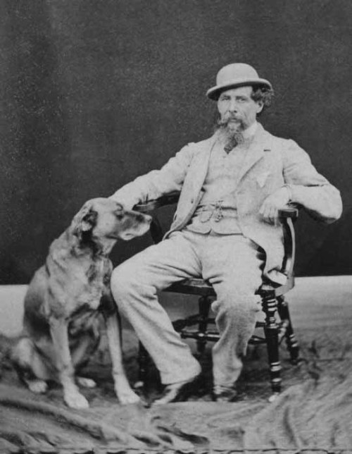 Charles Dickens (and his dog Turk)