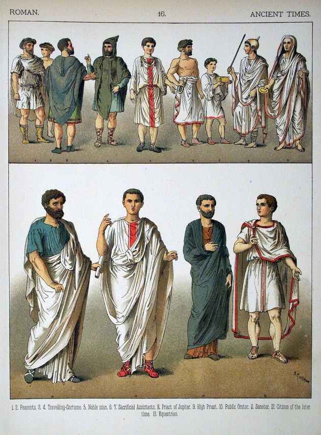 Ancient Roman Clothing | MATTHEW'S ISLAND