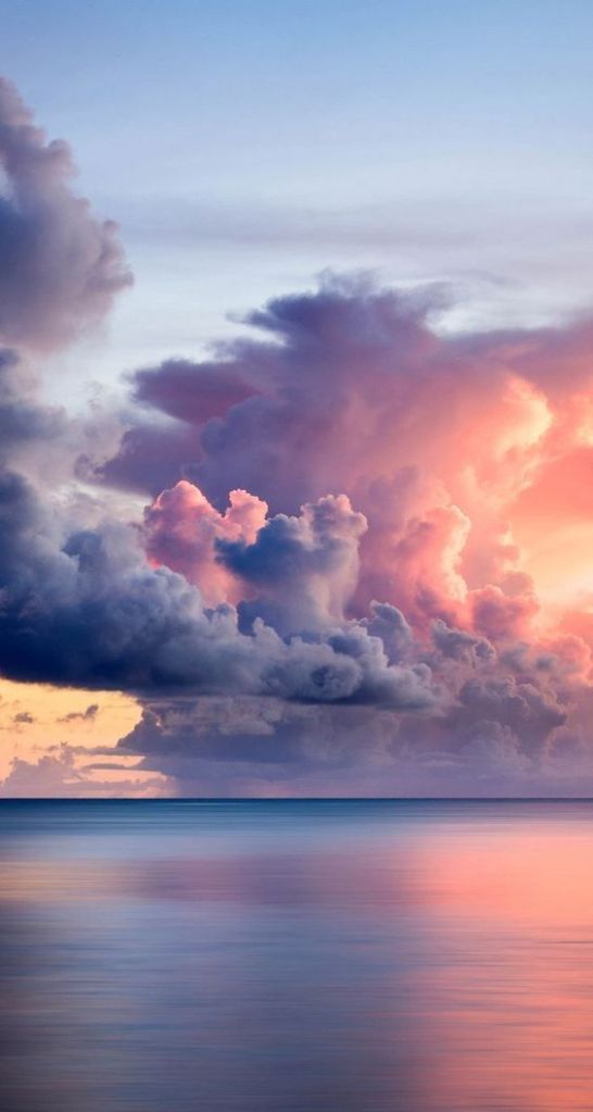 Clouds and ocean