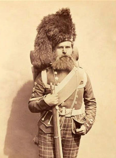 Scottish soldier, Crimean War, 1800s
