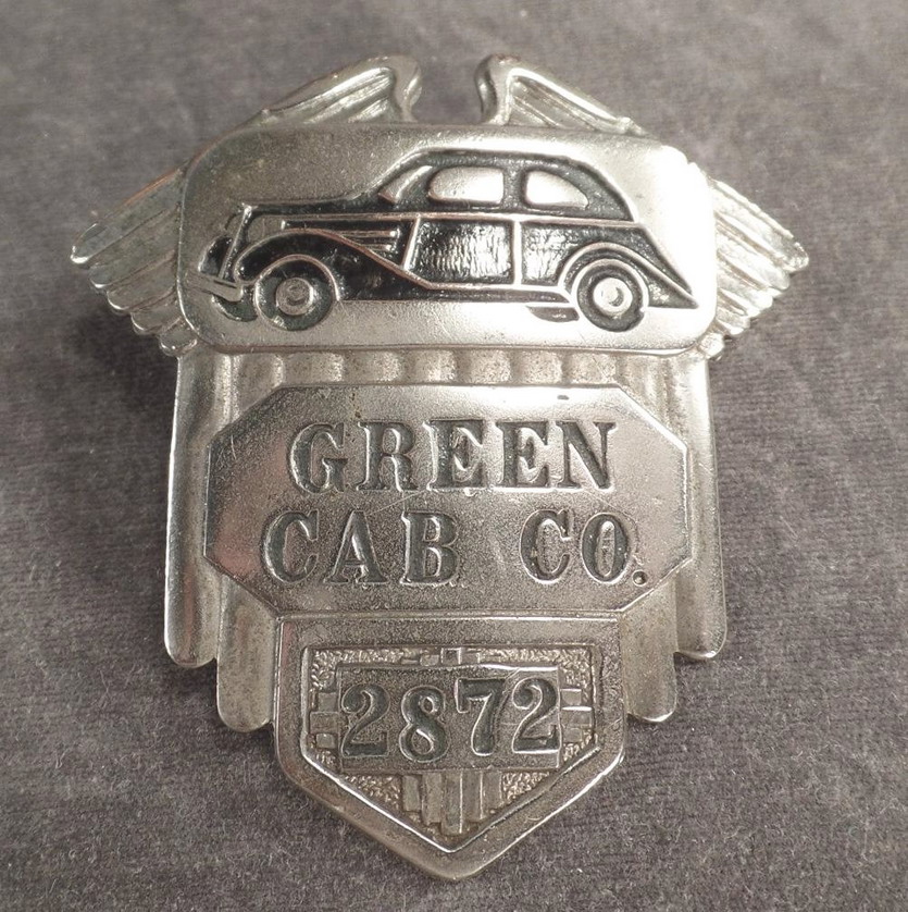 Taxi medallion, 1930s