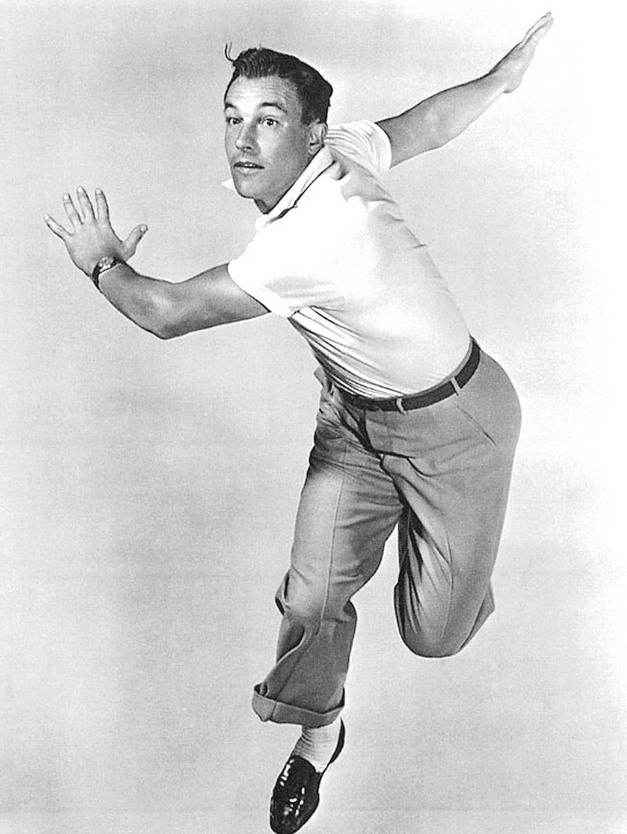 Gene Kelly dancing up a storm, 1940s