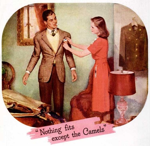 “Nothing fits except the camels”, 1940s