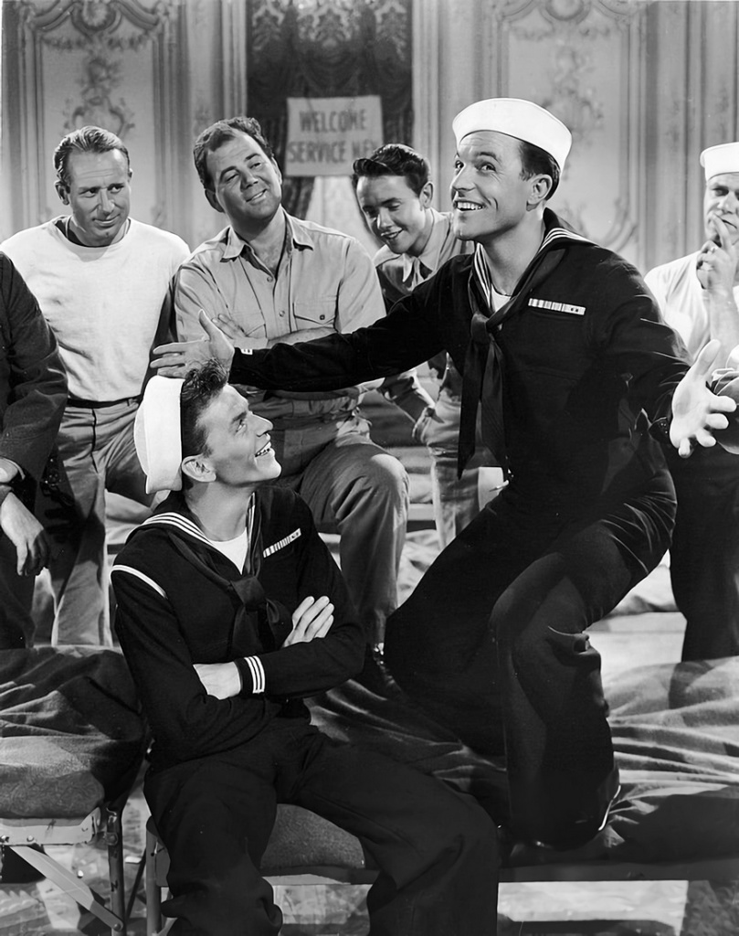Frank Sinatra and Gene Kelly in “Anchor’s Aweigh”, 1945